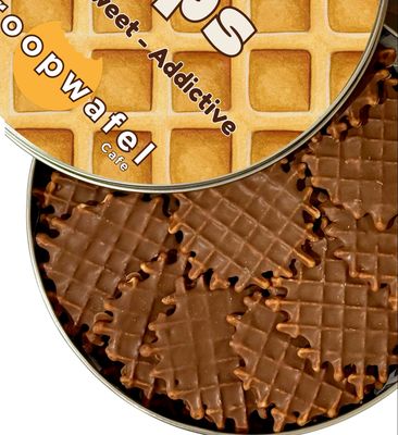 WAFFLE CHIPS CHOCOLATE TIN 20cm
