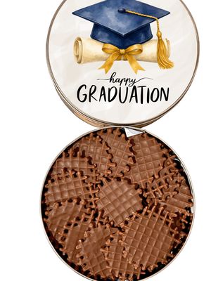 GRADUATION Waffle Chips Chocolate TIN
