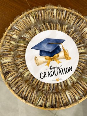 Large Round tray GRADUATION