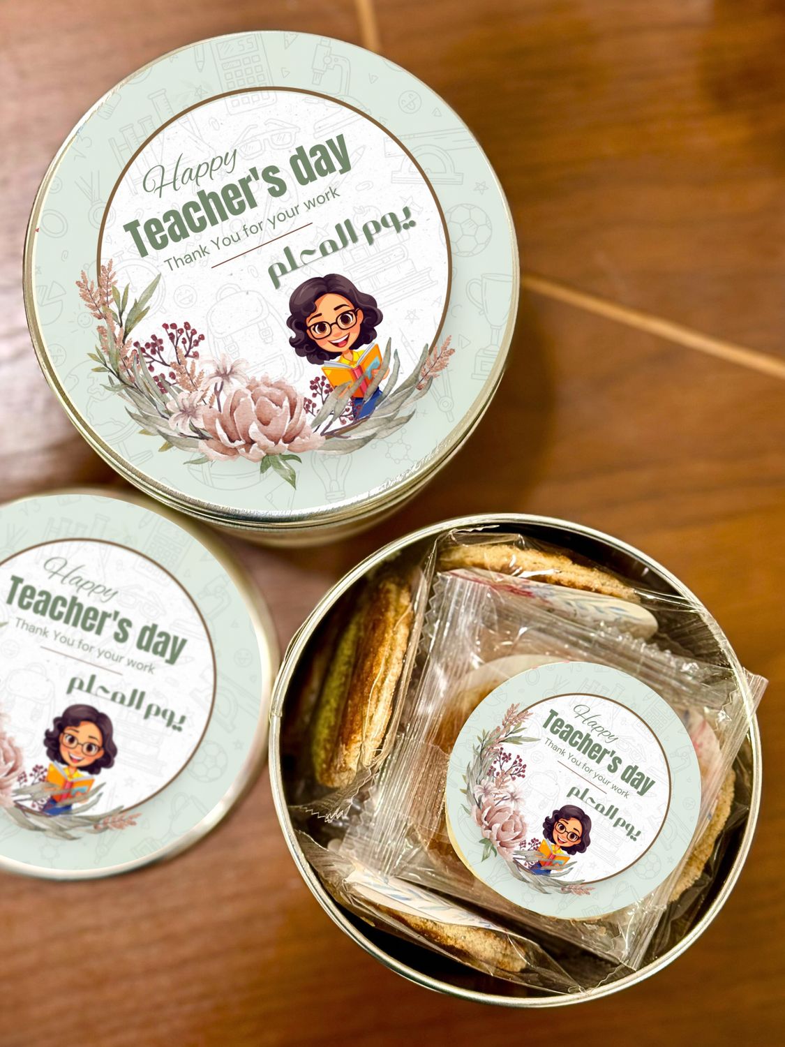 Small Stroopwafel Tin (teacher's day) 1