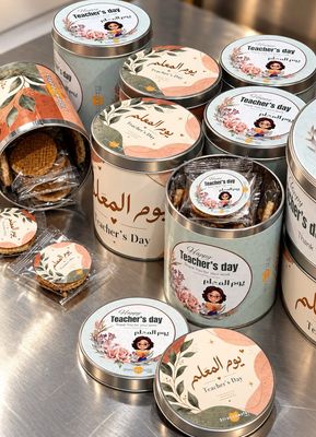 Small Stroopwafel Tin (teacher's day) 1