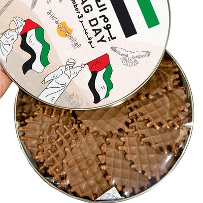 Flag Day Waffle Chips TIN