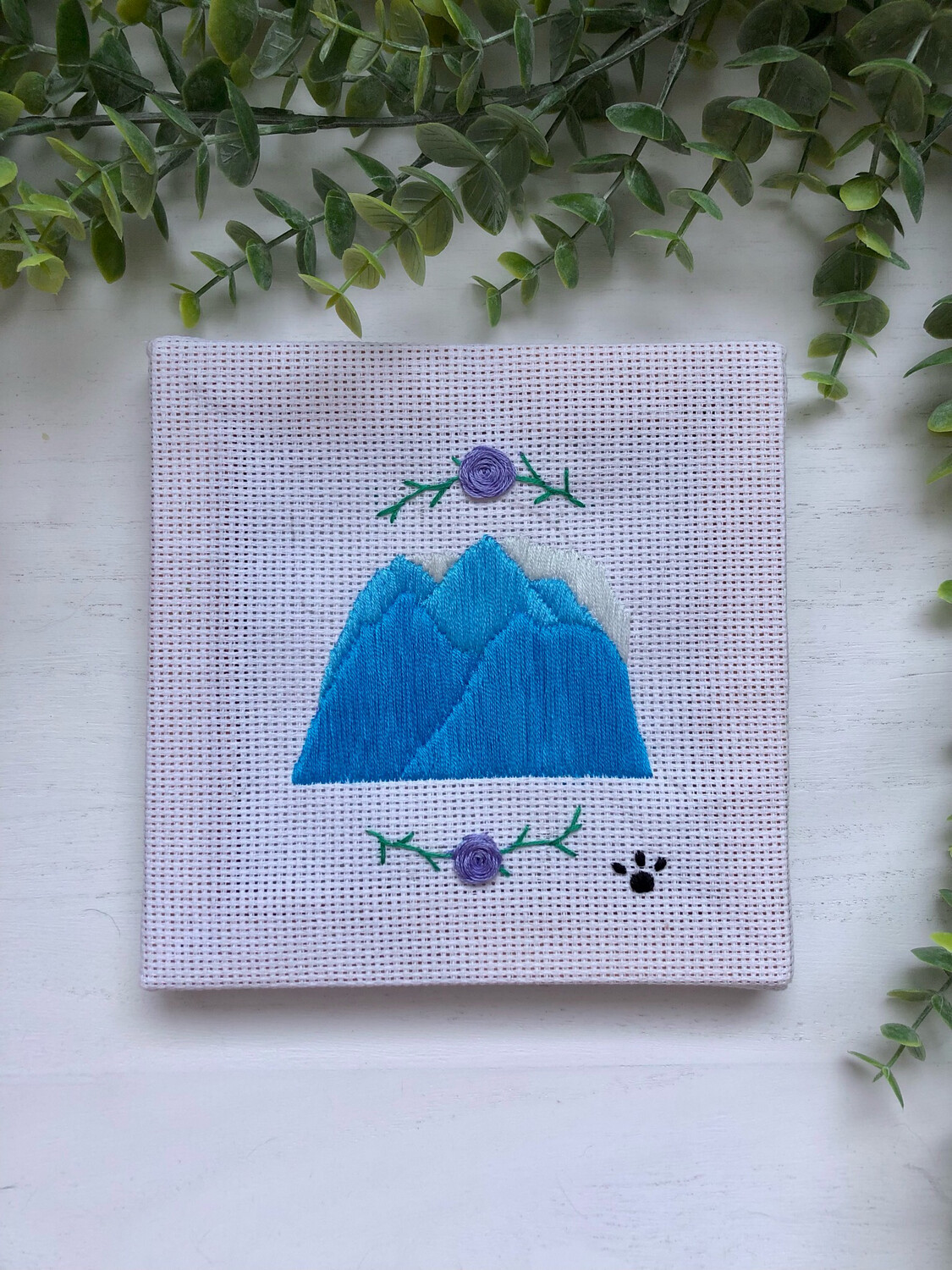 Mountain Home Decor, Blue Ridge Parkway, Embroidery