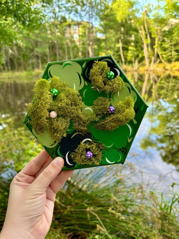 Shrooms In Bloom #2 (Hexagon)