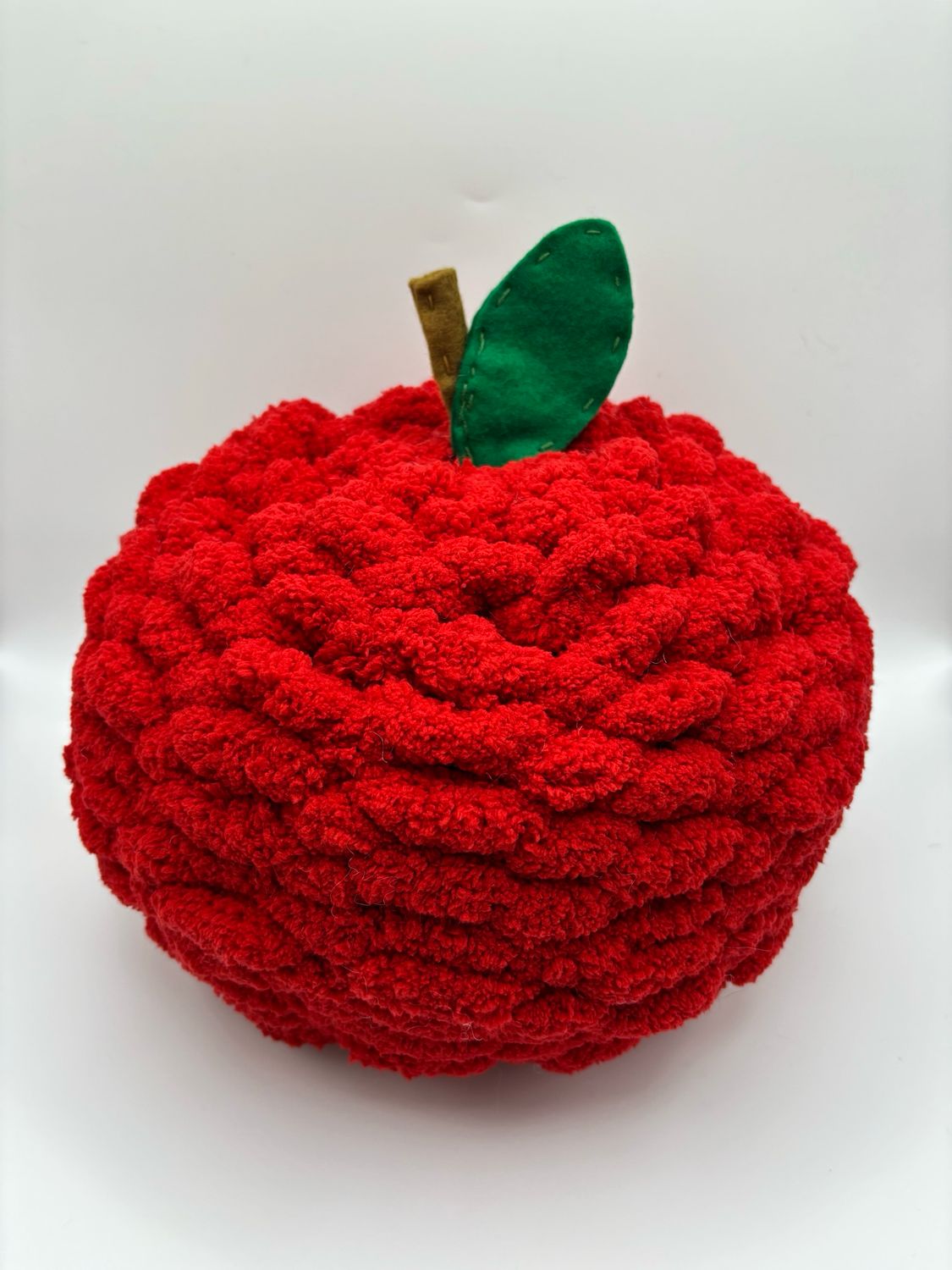 Apple Plushie (L) - Red
