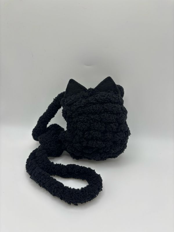 Black Cat Plushie Bag (Kids)