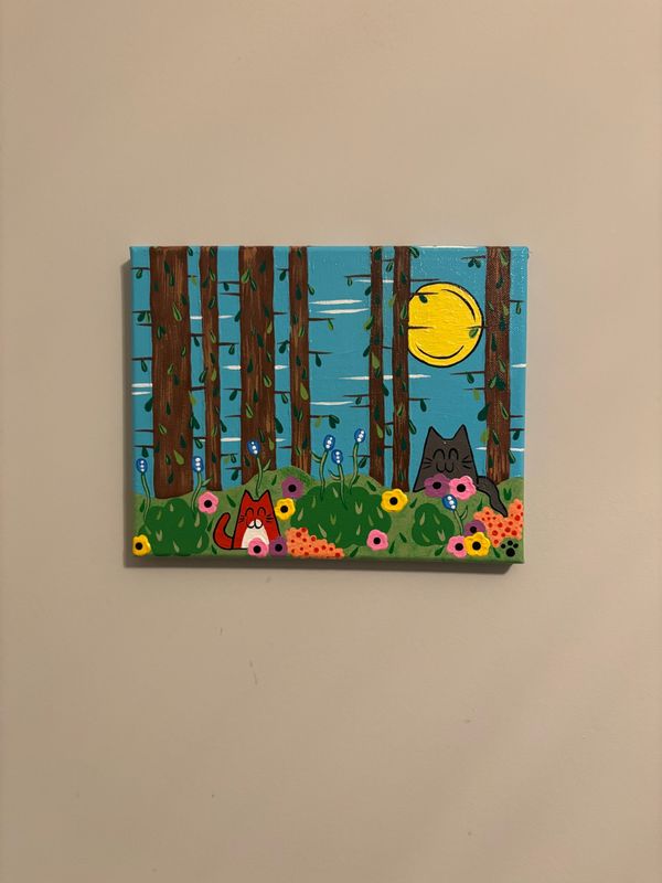 Summertime Kittens #4 (woods)