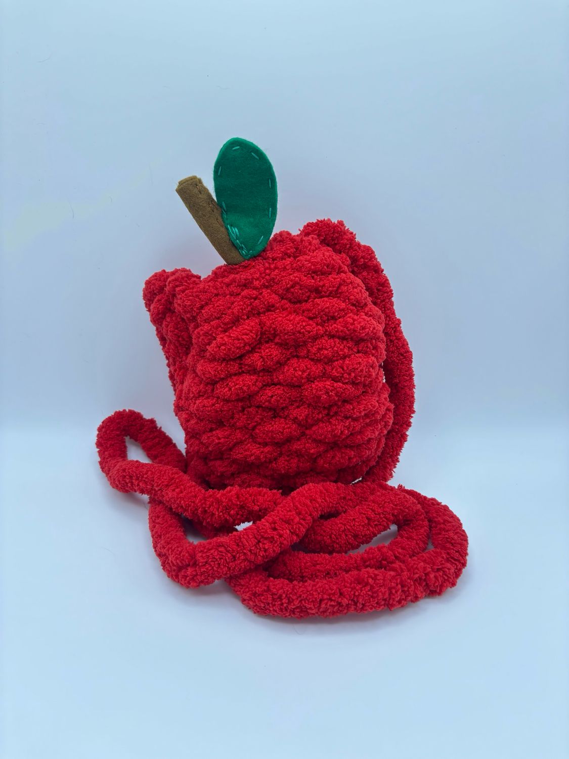 Red Apple Plushie Bag (Adults)
