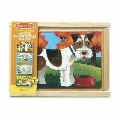 Wooden Pets 12 Pc X 4 In Box