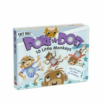 Poke A Dot 10 Little Monkeys Book 3+