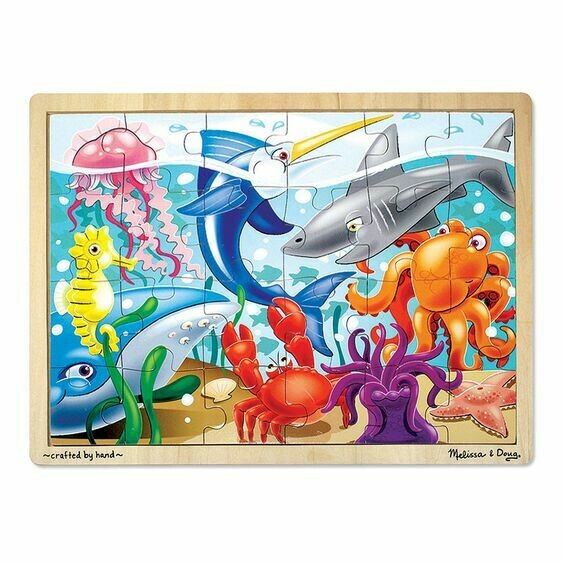 Under The Sea 24 Pc Wooden 3+