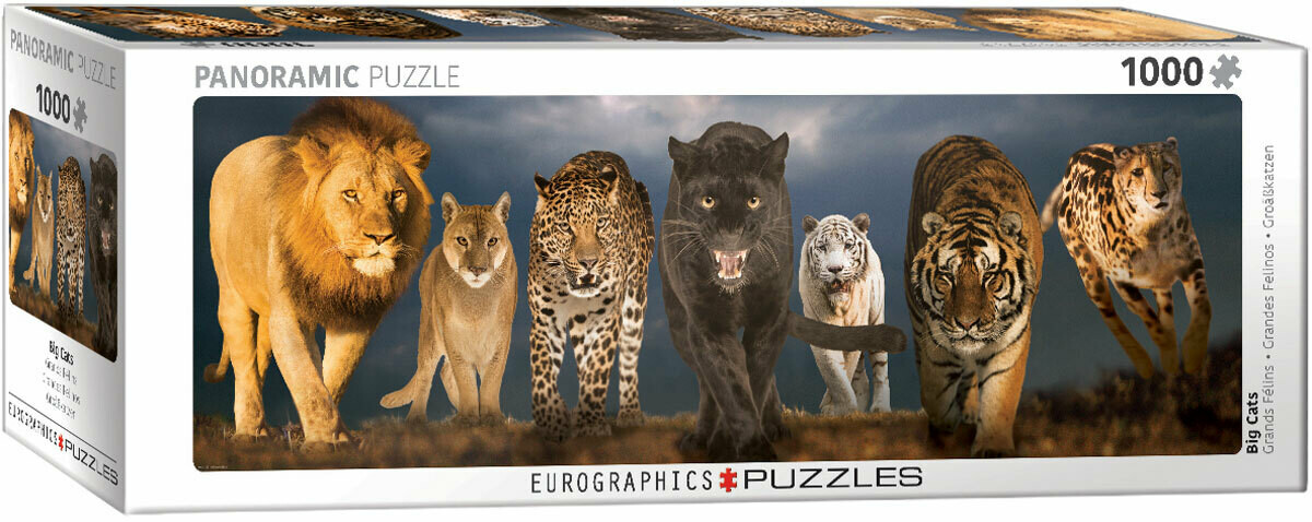 Big Cats Pano 1000 Pc