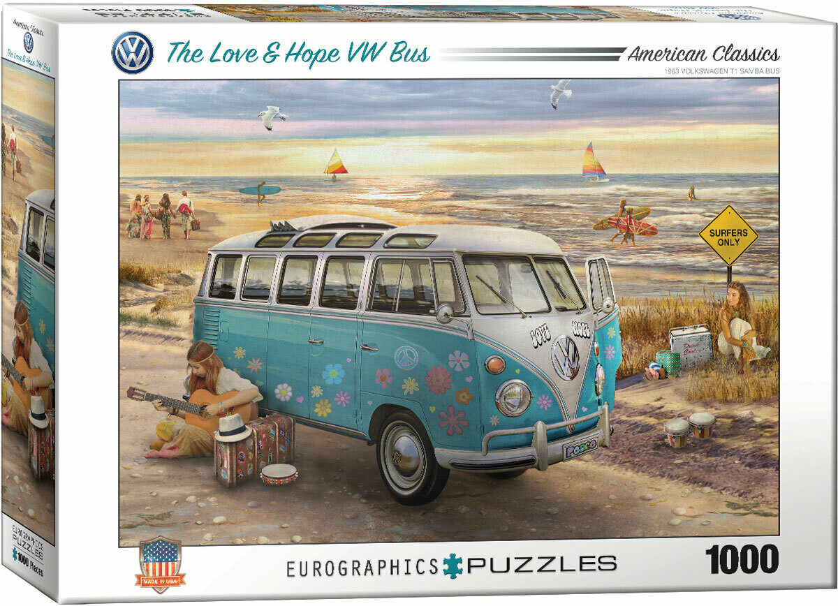 The Love And Hope VW Bus 1000 Pc