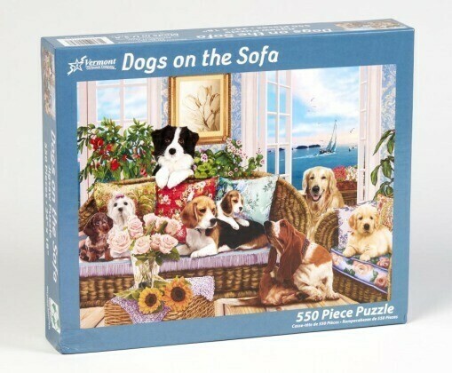 Dogs On The Sofa 550 Pc