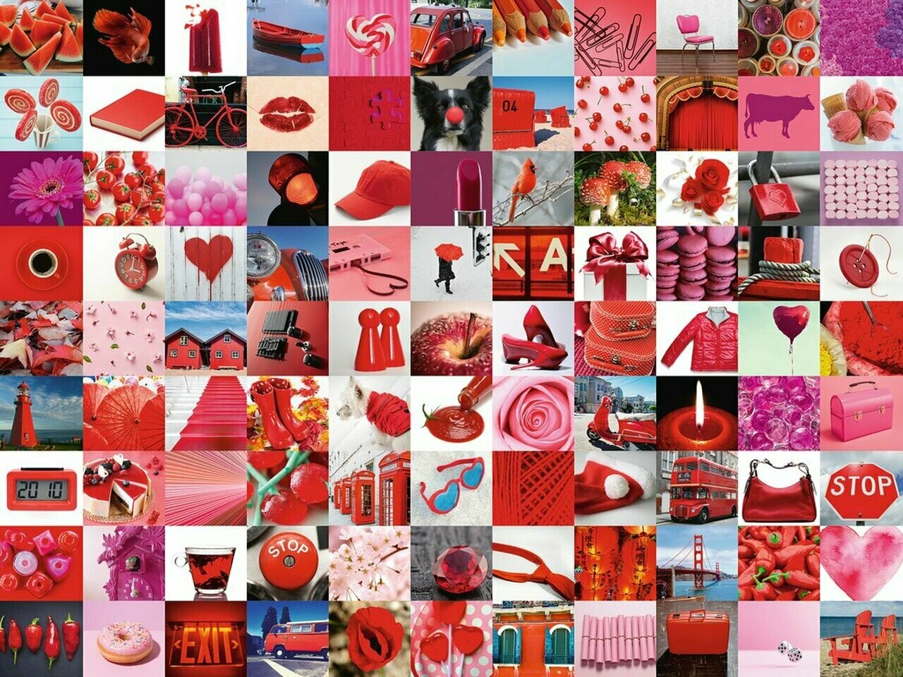 99 Beautiful Red Things 1500 Pc