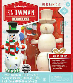 Snowman Wood Craft Kit 4+