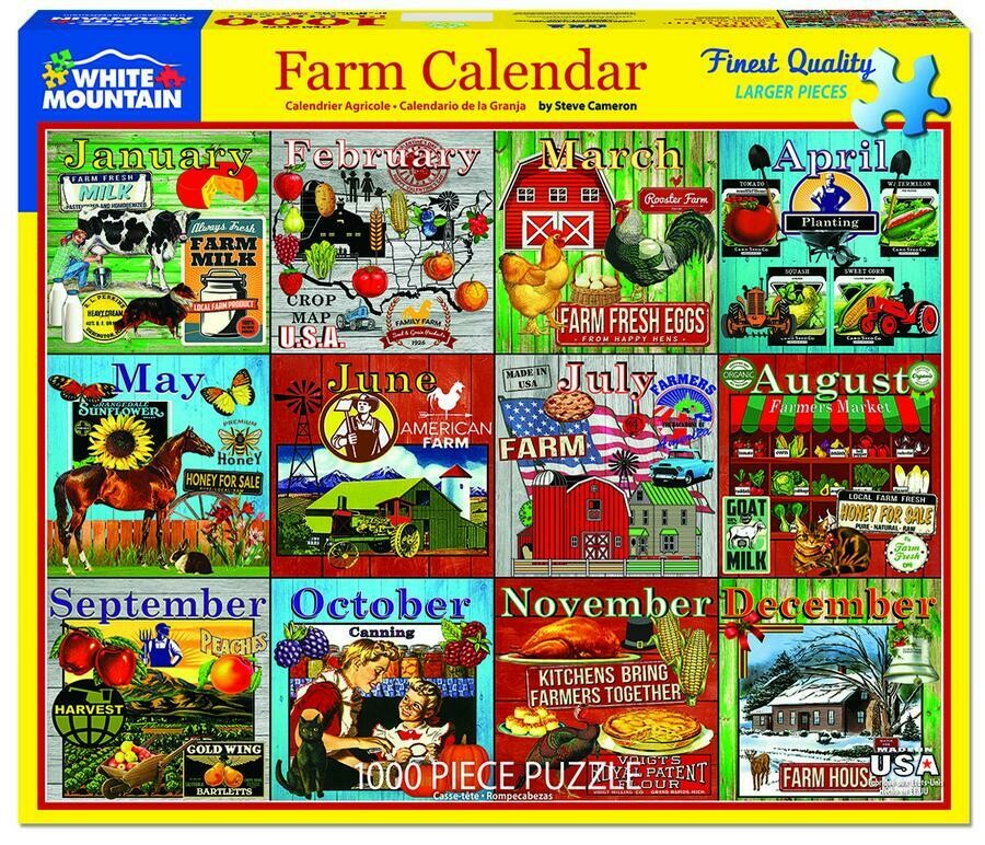 Farm Calendar 1000pcs