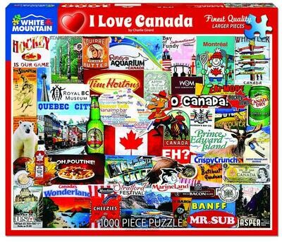 I Love Canada 1000 Pcs