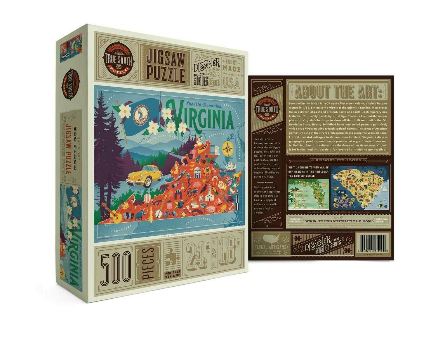Virginia The Old Dominion 500 Pc