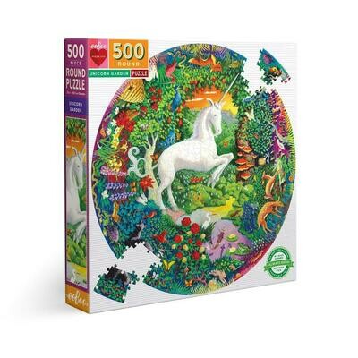 Unicorn Garden 500 Pc Round