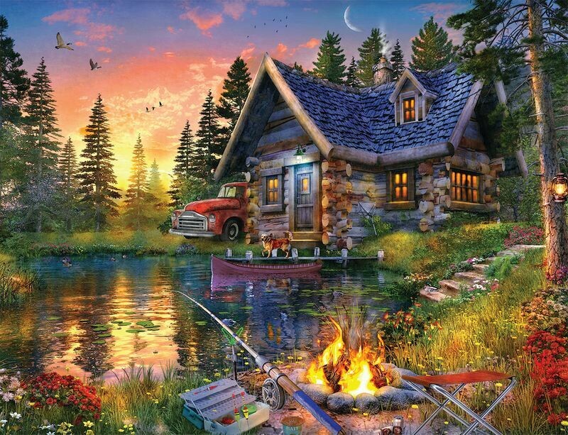 Sun Kissed Cabin 500 Pc