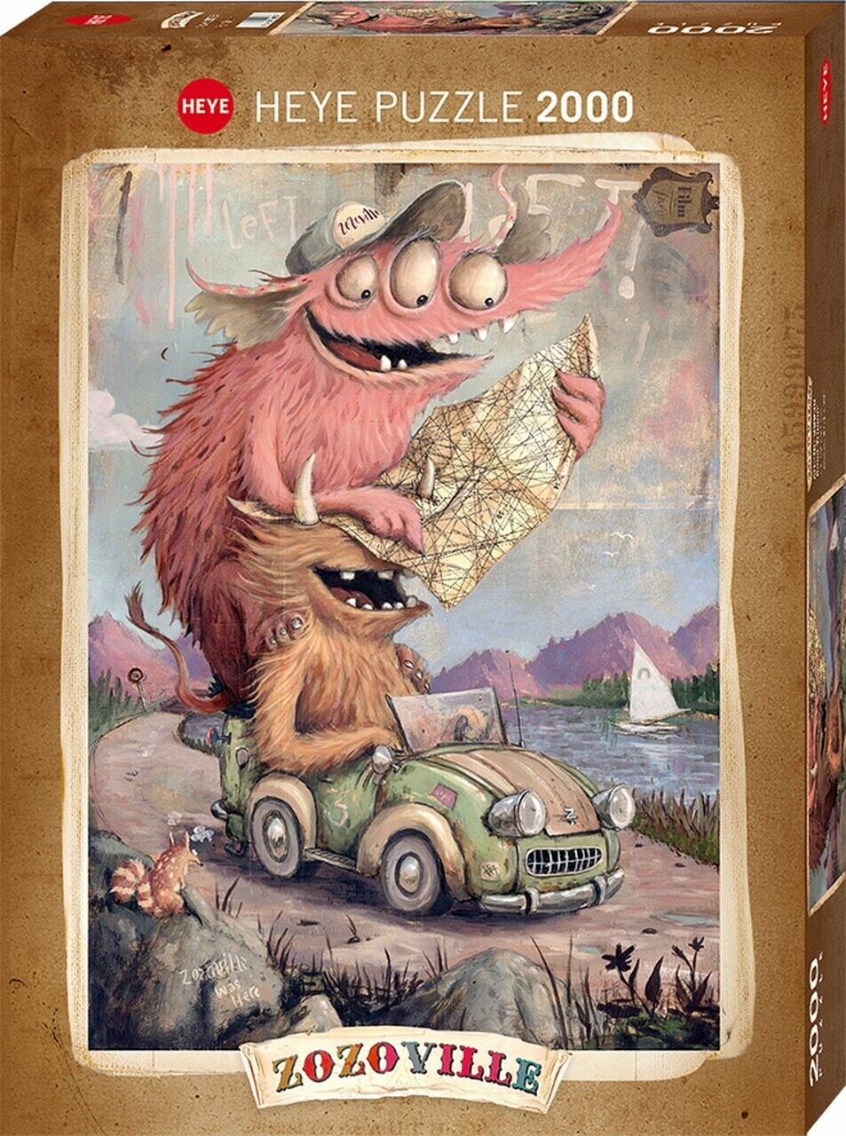Zozoville Road Trippin&#39; 1000 Pc