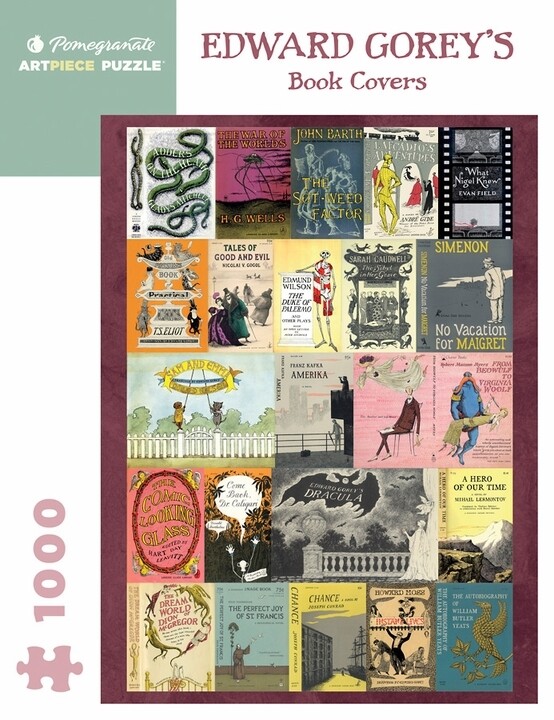 Edward Gorey's Book Covers 1000 Pc