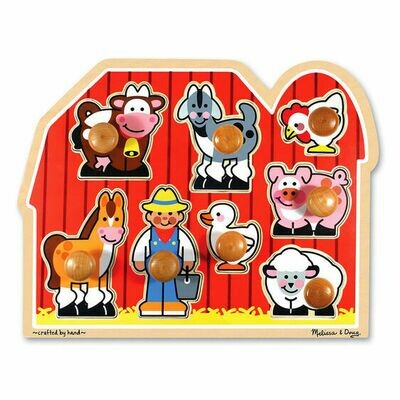 Farm Friends Jumbo Knob 8 Pc
