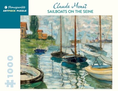 Monet, Sailboats On The Seine 1000 Pc