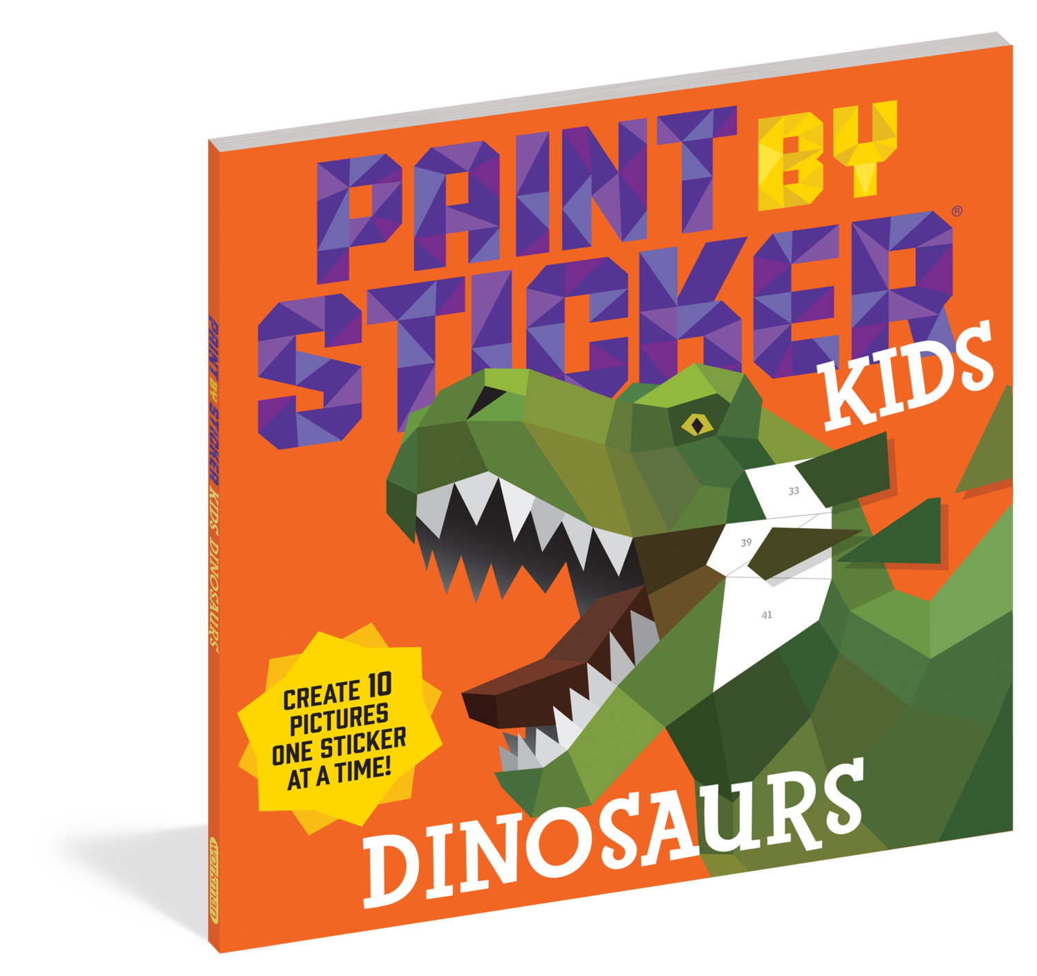 Paint By Sticker Kids Dinosaurs 6+