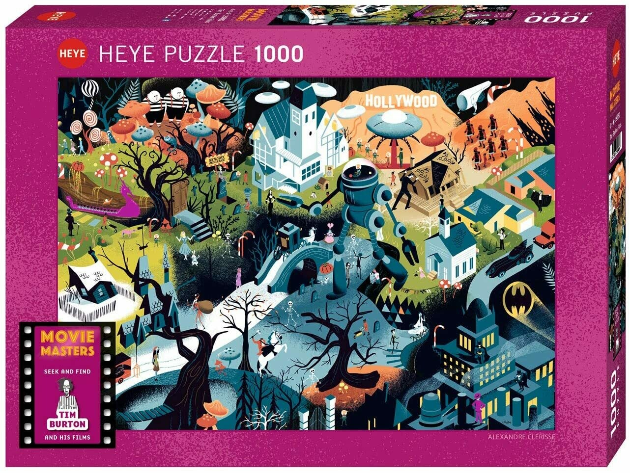 Tim Burton Films See And Find 1000 Pc