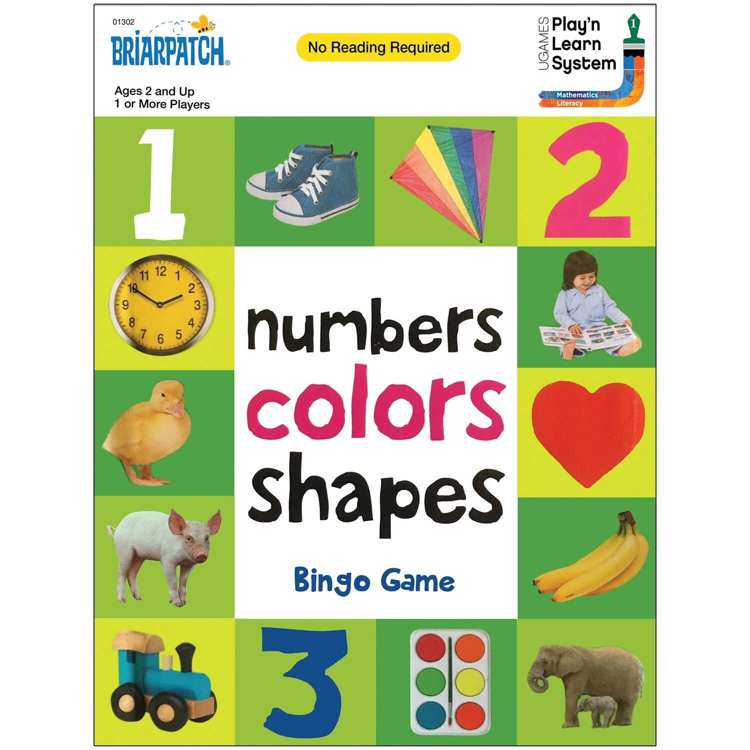 First 100 Numbers Shapes Bingo Game