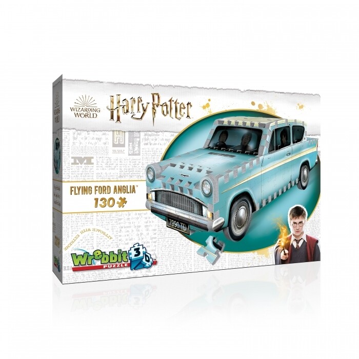 Harry Potter Flying Ford Anglia 130 Pc 3D