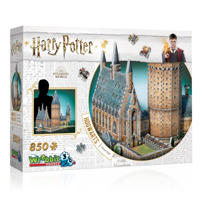 Harry Potter Hogwarts Great Hall 850 Pc 3D
