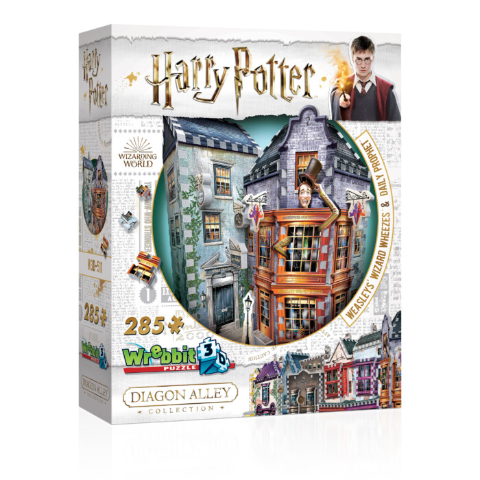 Harry Potter Wesley's Wizard Wheezes & Daily Prophet 285 Pc 3D 12+ Harry Potter Wesley's Wizard Wheezes & Daily Prophet 285 Pc 3D 12+