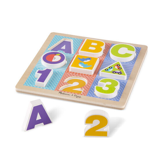 First Play Chunky Piece Puzzle ABC-123 9 Pc