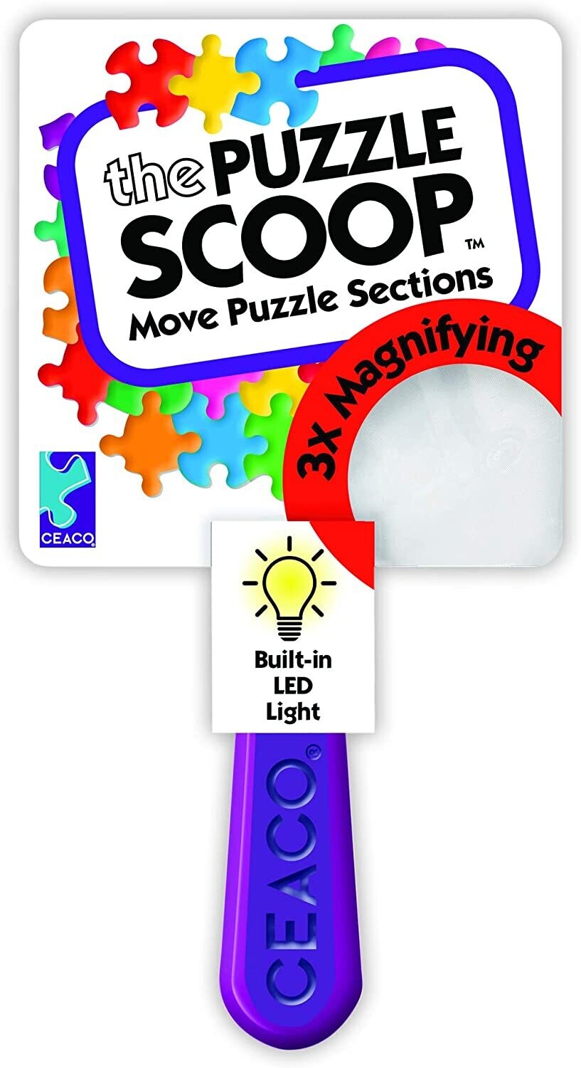 Puzzle Scoop Magnifier With Light