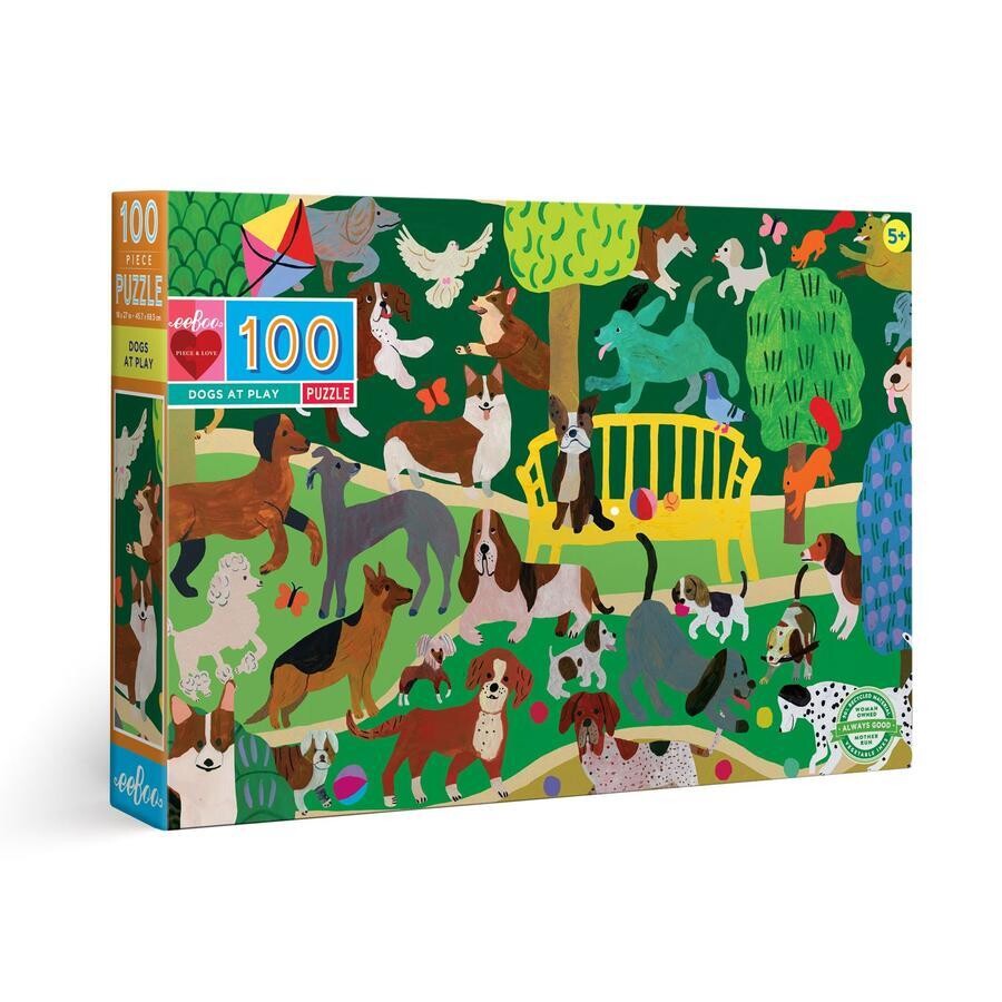 Dogs At Play 100 Pc