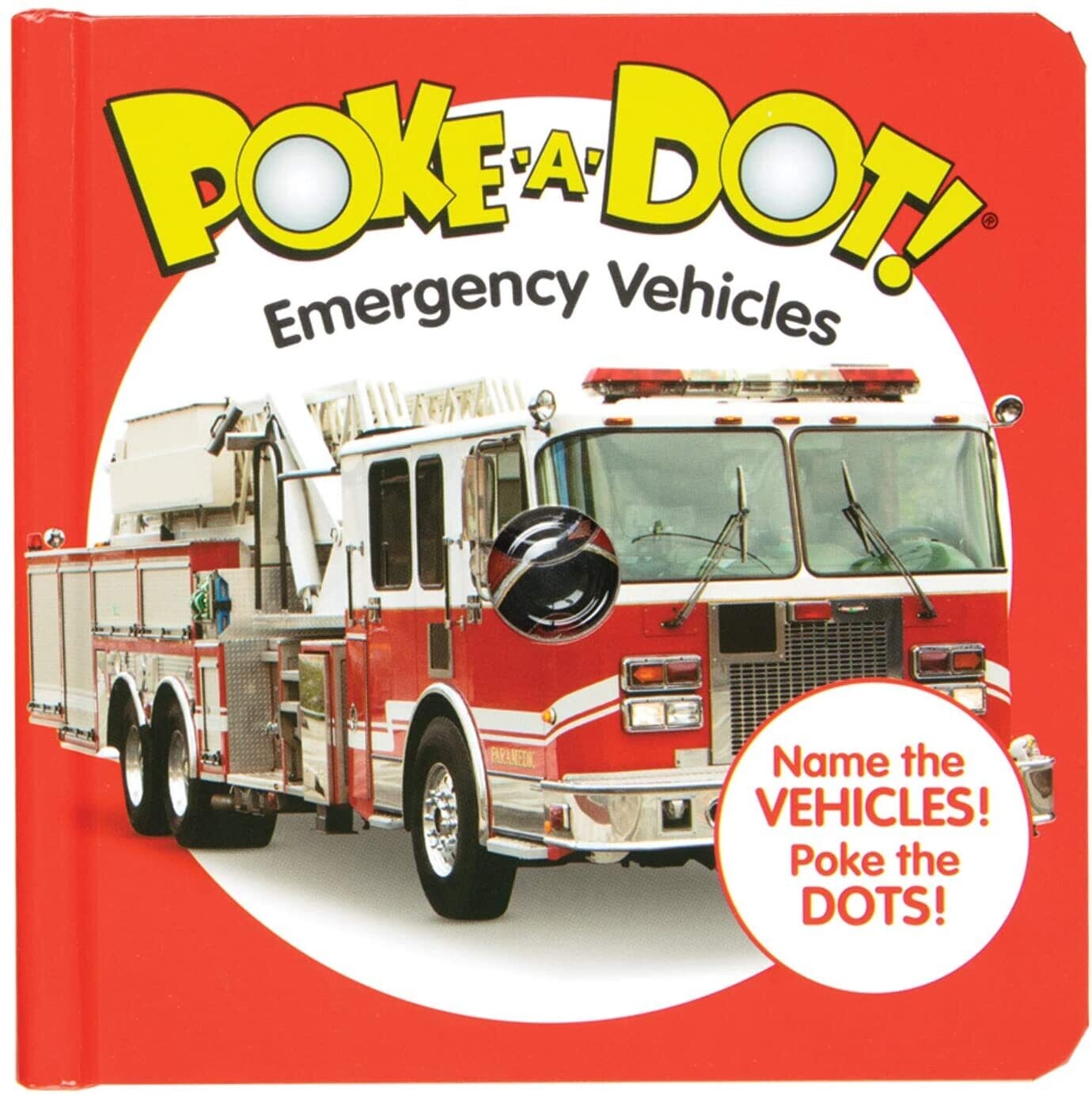 Poke A Dot Emergency Vehicles Book