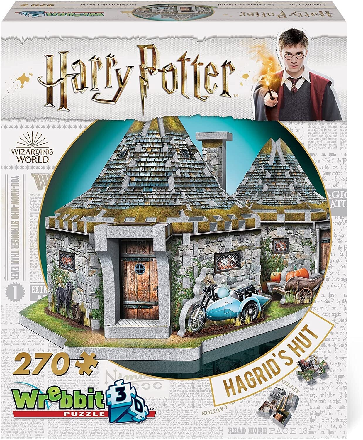 Harry Potter Hagrids Hut 270 Pc 3D 12+