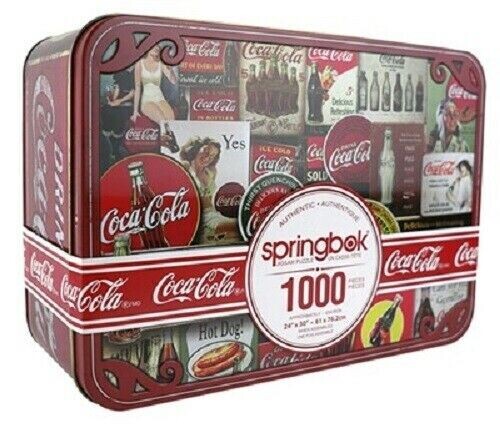 Coca Cola Tin Signs 1000 Pc  (Tin can)