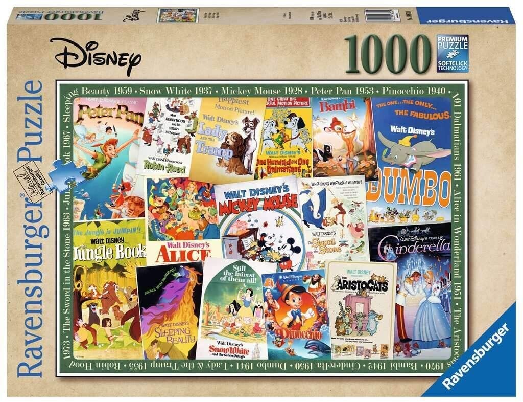 Vintage Disney Posters 1000 Pc Vintage Disney Posters 1000 Pc