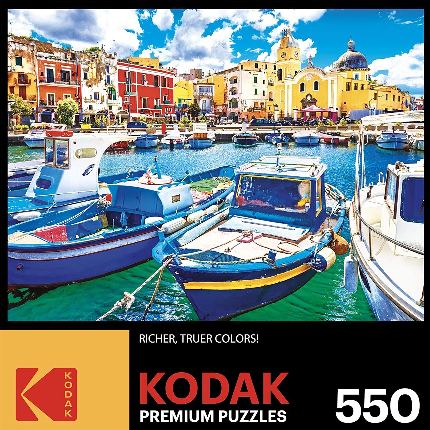 Colorful Procida Island And Boats, Italy 550 Pc