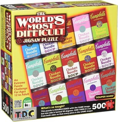 Campbell's Souper Hard 500 Pc Worlds Most Difficult
