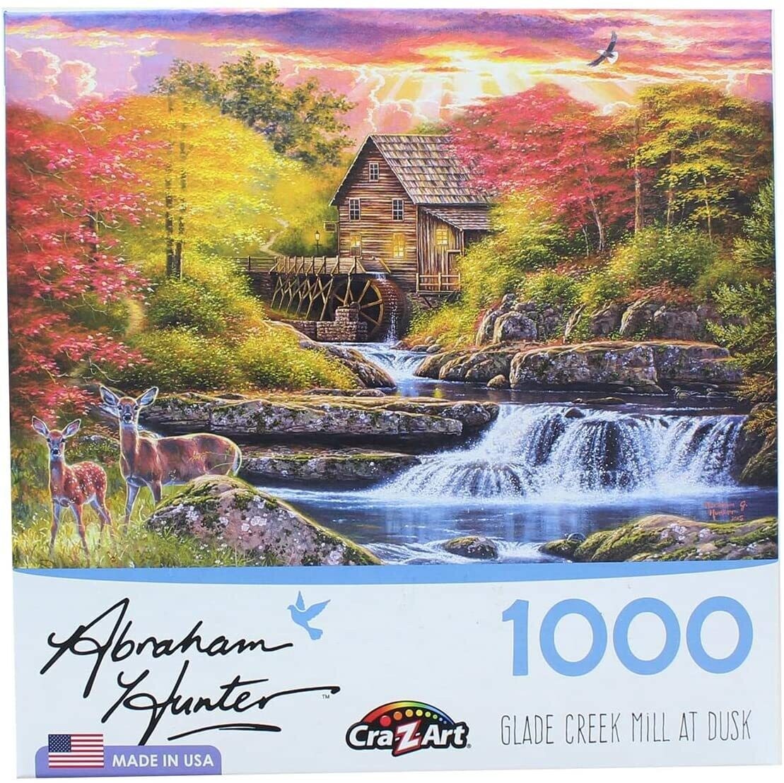 Glade Creek Mill At Dusk 1000 Pc