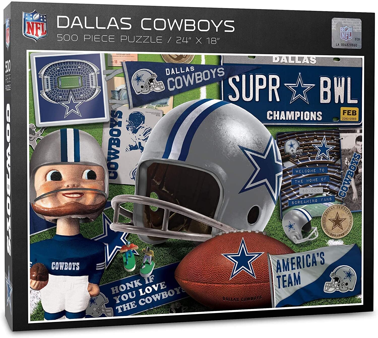 Dallas Cowboys Retro 500 Pc