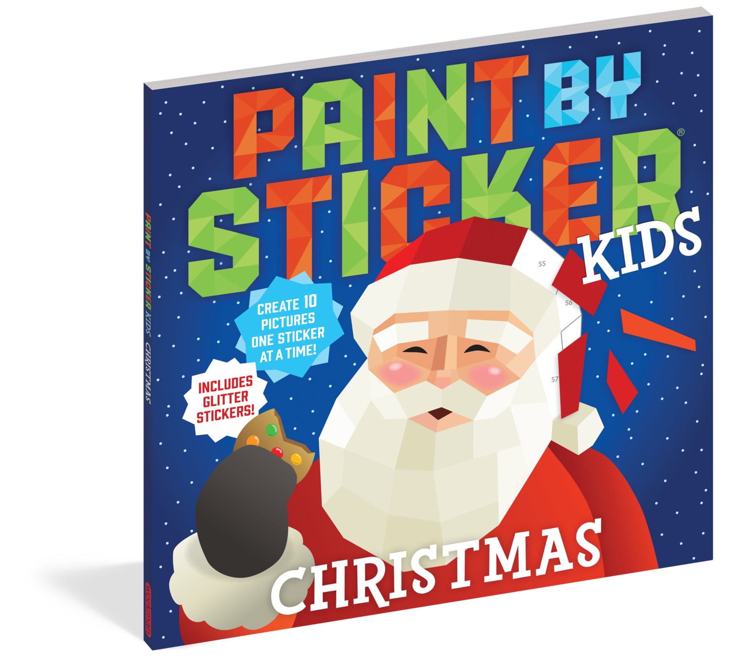 Paint By Sticker Glitter Christmas 6+