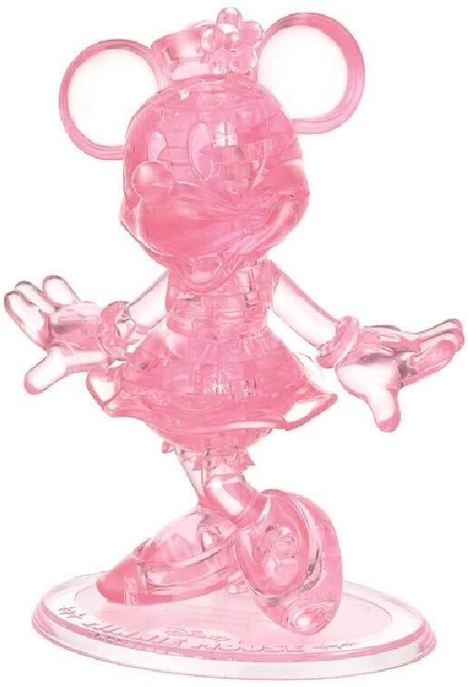 3D Minnie Mouse Crystal Puzzle Red
