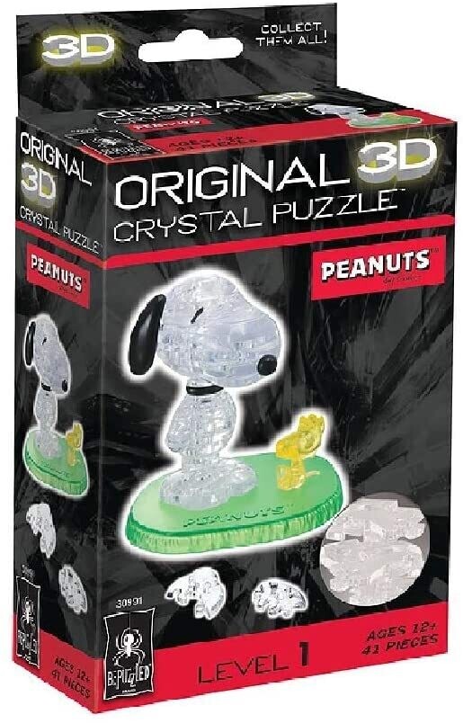 3D Crystal Snoopy & Woodstock Puzzle