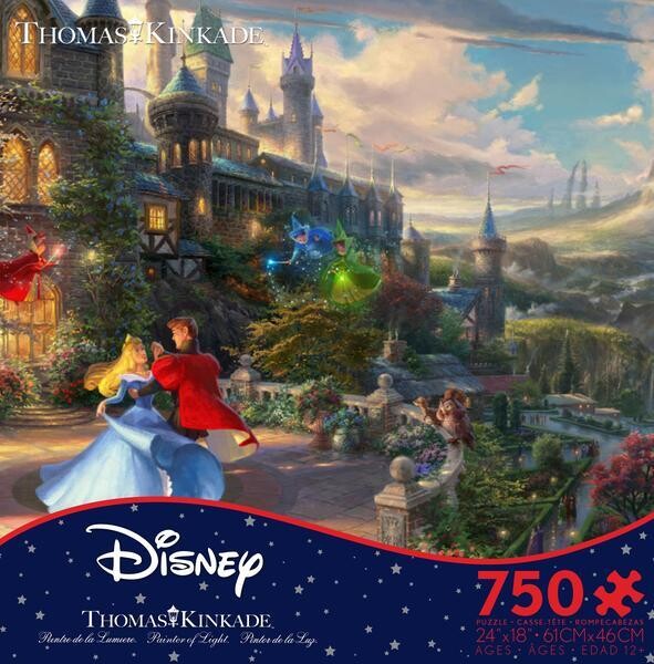 Disney Kinkade Sleeping Beauty 750 Pc